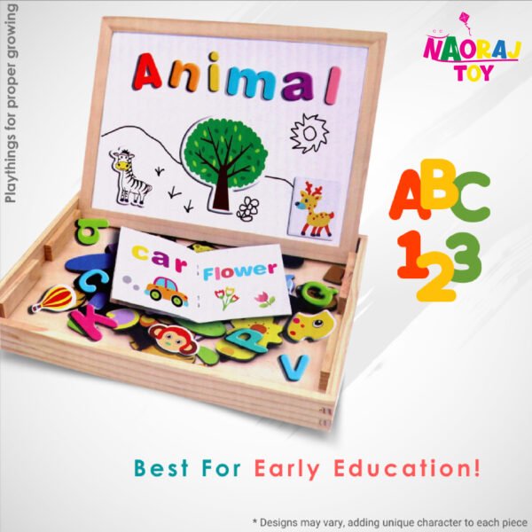 Cartoon Letter Puzzle Board